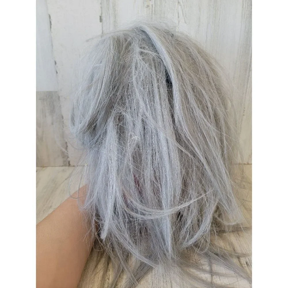 Hanging zombie life size‎ head Grandma Halloween scary prop decor